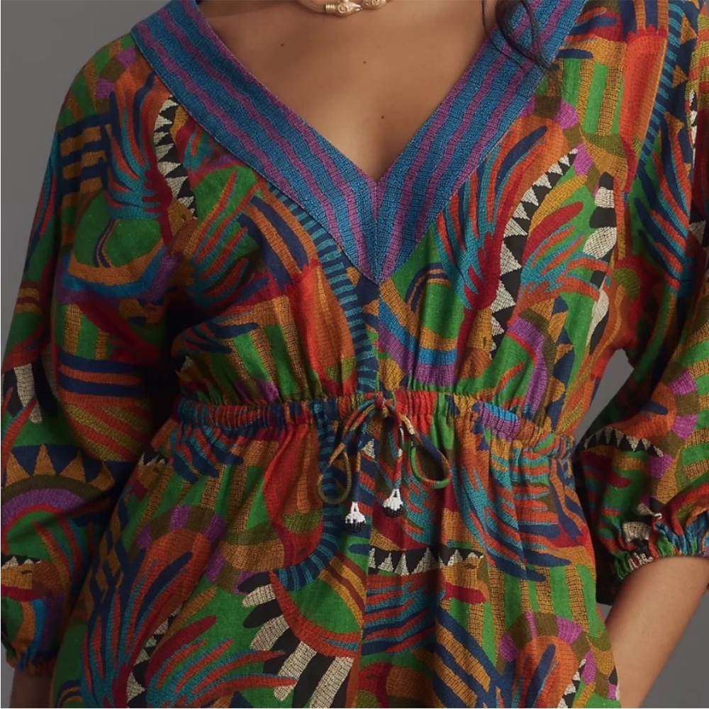 Farm Rio Wide-Leg Jumpsuit NWT, size XS - Picture 2 of 4